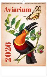 Dayliner Falinaptár képes 450 × 315 mm, fehér lapokkal Aviarium Dayliner 2026 (DL6FA-H143) - web24