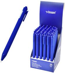 Vinson Golyóstoll nyomógombos 0, 7mm Vinson Connect S1 kék test (S1) - web24