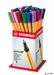 STABILO Tűfilc display, 0, 4 mm, STABILO "Point 88 Mini", vegyes színek (88/60-1)