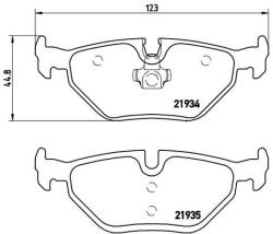 BREMBO Set placute frana BREMBO P 71 006 (P 71 006)