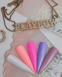  Gél Lakk - Fixálásmentes fedő gél lakk - fehér csillámos - Zselé lakk