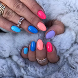  Gél Lakk - DN264 - Búzavirág kék - Zselé lakk