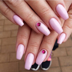  Gél Lakk - DN160 - Csillámló babarózsaszín - Zselé lakk