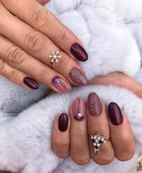  Gél Lakk - DN069 - Gyöngyház padlizsán - Zselé lakk