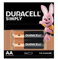 Duracell AA elem 2db-os