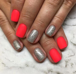  Gél Lakk - DN105 - Csillámló ezüst - Zselé lakk