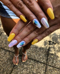  Gél Lakk - DN017 - Napsárga - Zselé lakk