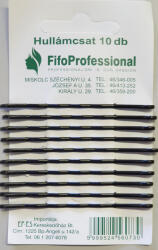 Hullámcsat FIFO fekete nagy 10/lev