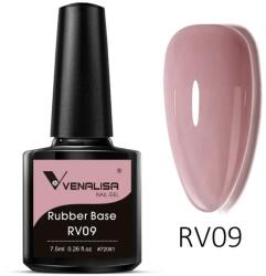  Venalisa Rubber ecsetes base/ Műköröm építő zselé RV09 (_RV09)