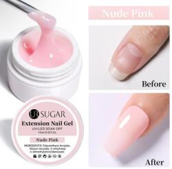  Ur Sugar építő zselé Light pink 15ml (Light_pink)