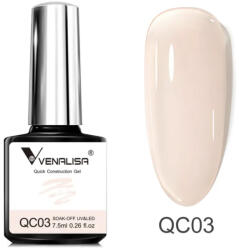 VENALISA Gyors Építő Ecsetes Gél QC gél soft nude (qc03)