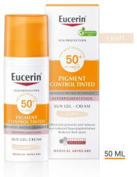 Eucerin Sun Pigment Control színezett napozó fluid light SPF50+ (50 ml)