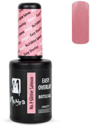  Moyra Easy overlay ecsetes építő zselé No. 9 Glitter Salmon (02-07-09)