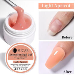 Ur Sugar építő zselé Light Apricot 15ml (Light_Apricot)