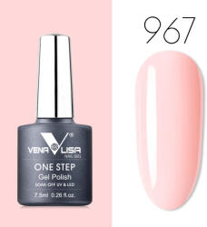 VENALISA One Step gél lakk halvány rózsaszín 967 (967)