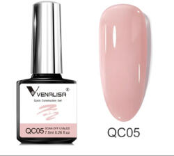 VENALISA Gyors Építő Ecsetes Gél QC gél Natúr Pink (qc05)