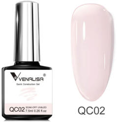 VENALISA Gyors Építő Ecsetes Gél QC gél Light Pink (qc02)