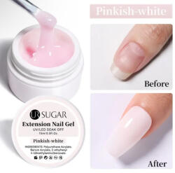  Ur Sugar építő zselé pink-white 15ml (Pinkish_white)