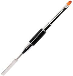  Két oldalas Acryl gél ecset és spatula (18073)