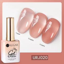  Ur Sugar Jelly Nude- Üveghatású Gél Lakk URJ020 (Urj020)