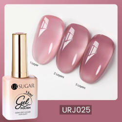  Ur Sugar Jelly Nude- Üveghatású Gél Lakk URJ025 (Urj025)