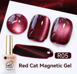  Ur Sugar Red Cat Magnetic- Mágneses Gél Lakk R05 (UrR05)