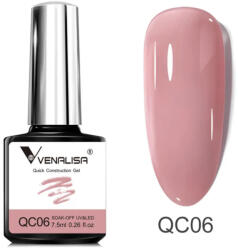 VENALISA Gyors Építő Ecsetes Gél QC gél Nude Pink (qc06)