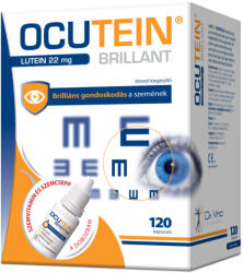 OCUTEIN Brillant kapszula (120 db) +Ocutein Sensitive Care szemcsepp