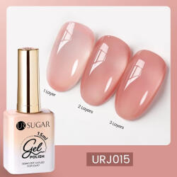  Ur Sugar Jelly Nude- Üveghatású Gél Lakk URJ015 (Urj015)