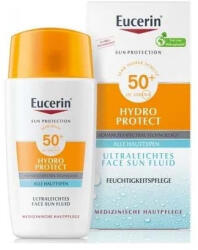 Eucerin Sun Hydro-Protect ultra könnyű napozó fluid arcra SPF50+ (50 ml) - zue