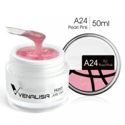  Venalisa Jelly műköröm építő zselé /Builder Gel - A24 Pearl Pink 50ml (a2450)
