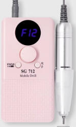  Akkumulátoros Professzionális Hordozható Műkörmös Csiszológép 45.000RPM SG712 Pink (sg712p)