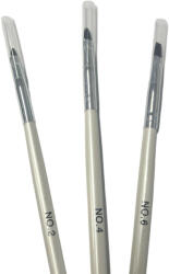  Műkörmös építő ecset készlet 3db (17419_)