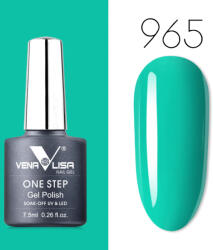 VENALISA One Step gél lakk zöldes kék 965 (965)