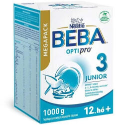  Beba Optipro 3 Junior tejalapú anyatej-kiegészítő tápszer 12. Hó+ (1000g)