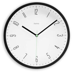 Hama 00185882 CAPRI 25cm fekete falióra (00185882) - easy-shop