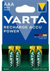 VARTA Tölthető elem, AAA mikro, 4x1000 mAh, előtöltött, VARTA "Power (VAKU14) - jatekotthon