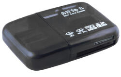 XMAX "All in One" külső kártyaolvasó USB 2.0, SD/microSD+M2+M5 Duo (00000049)