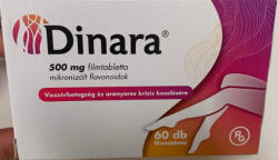  DINARA 500 mg filmtabletta 60 db