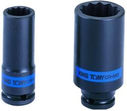 King Tony Gépi hosszú dugókulcs vékonyfalú 1/2"-os 30mm 12* 493030M (493030M)