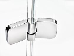 RAVAK ULAAA00Z1 Brilliant BSD2-100 A-bal zuhanyajtó króm+transparent, (990-1005) (0ULAAA00Z1)