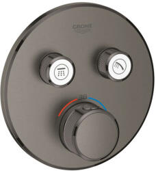 GROHE Grohtherm SmartControl Termosztát falsík mögötti telepítéshez, 2 fogyasztóra 29119AL0 brushed hard graphite AKCIÓS A KÉSZLET EREJÉIG! ! !
