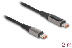 Delock 86809 USB kábel USB 2.0 2 M USB B USB C Fekete (86809) - easy-shop