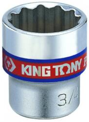 King Tony Kézi dugókulcsfej 3/8˝ 1/4˝ 12* 333008S (333008S)