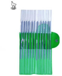  KAISER Tűreszelő készlet 12 részes PVC tasakos, speciális 160/1 (975992)