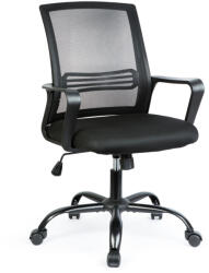  Irodai forgószék - fix karfával - fekete - 70 x 51 / 52 x 50 cm (GBMD1119B)
