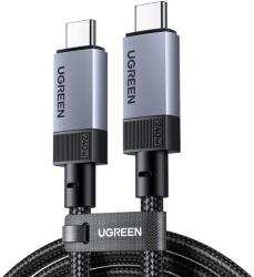 UGREEN USB-C / USB-C USB4 Gen 3 Ugreen L705 kábel, 240W, 40Gbps, 1m (csillagszürke) (65175) - jatekotthon