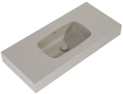 AREZZO design design MABEL öntöttmárvány falra szerelhető mosdó 100 cm, matt beige - AR-168866 (AR-168866)