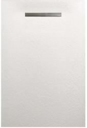 AREZZO design design SOLIDSoft zuhanytálca 140x90 cm, FEHÉR, egyenes lefolyóval (2 doboz) - AR-90140LINW (AR-90140LINW)