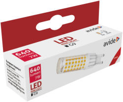 Avide LED 7W G9 WW 3000K fekvő (ALABG9WW-7W-B)